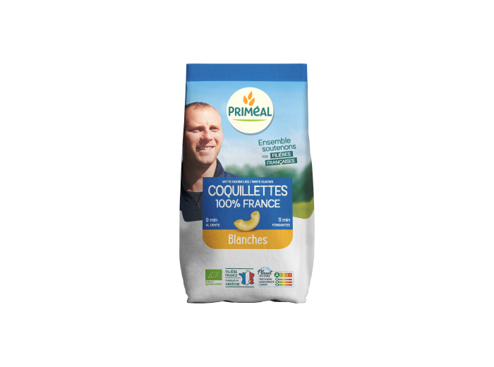 Coquillettes blanches filière France 500g