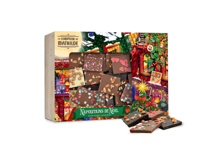 Coffret Napolitains de Noël 300G