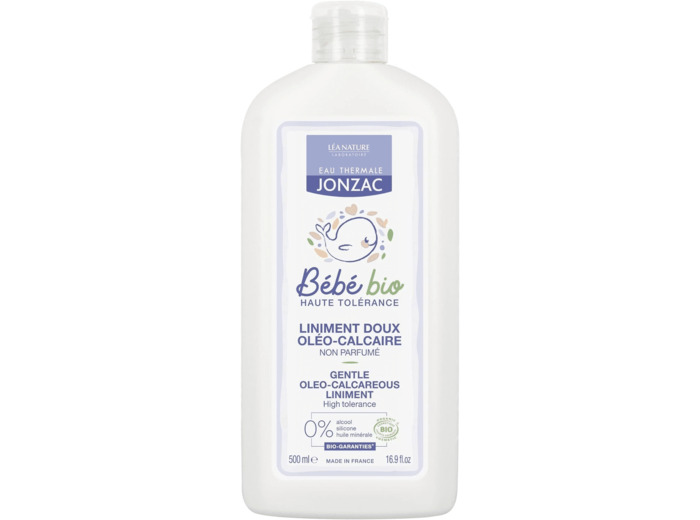 Liniment doux oleocalcaire 500ml Jonzac Bebe Bio
