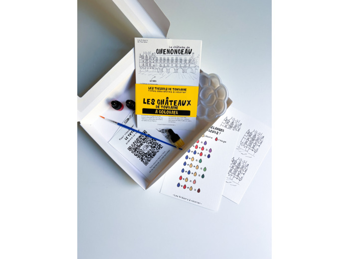 Coffret aquarelle | cartes de coloriage