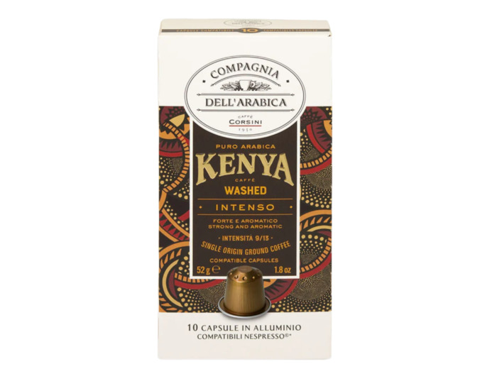 Café Kenya 100% Arabica 10 Capsules 52G