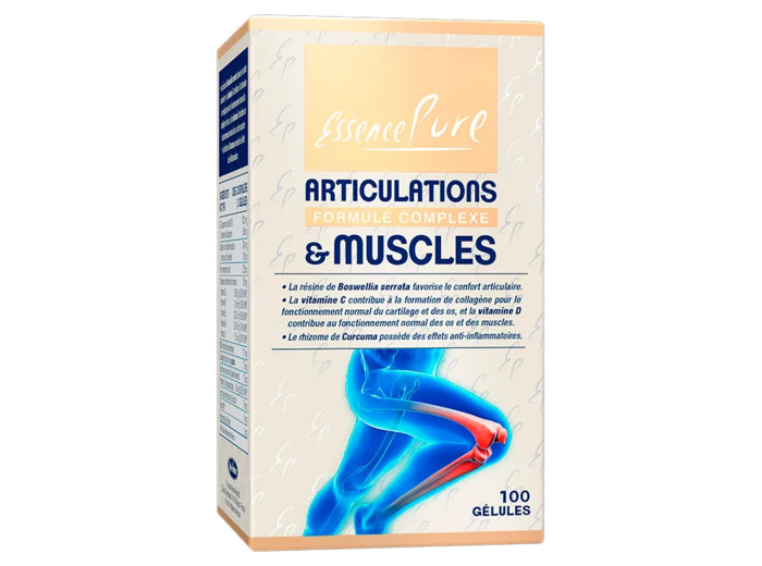 Articulations et Muscles-formule complexe-100 Gélules-Essence Pure