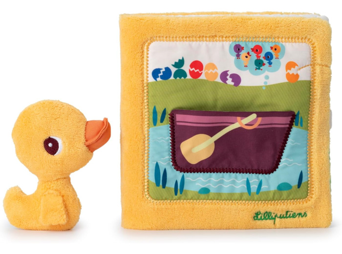 Lilliputiens - Livre d'Eveil & d'Activités en Tissu - Thème Ferme -