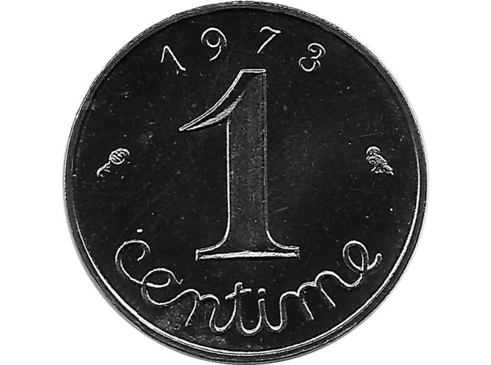 FRANCE 1 CENTIME EPI 1973 SUP/NC