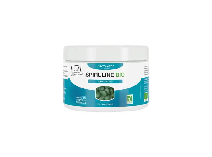 Spiruline bio Immunité Fatigue 500 comprimés