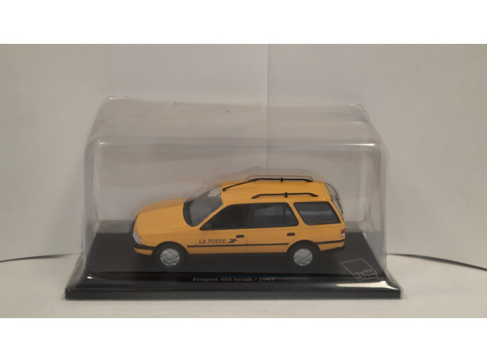 PEUGEOT 405 BREAK 1987 1/43 LA POSTE