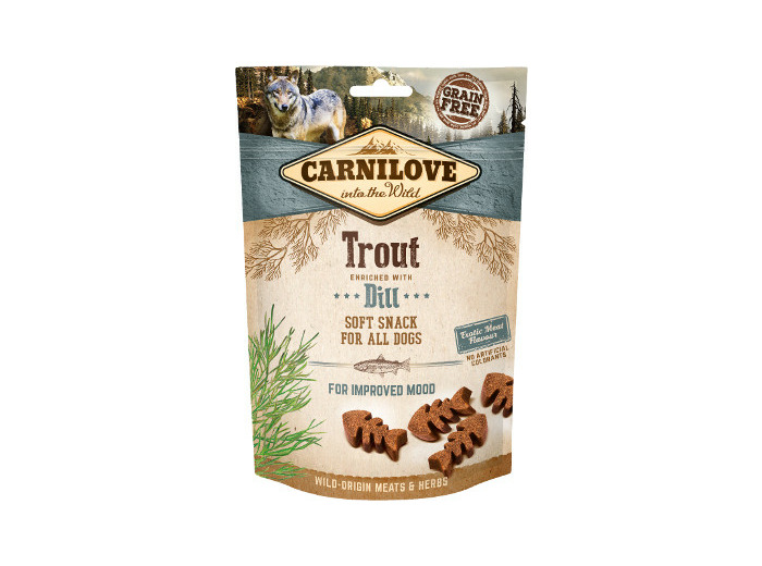 Friandises Semi-Humide Truite/Aneth (Sans Céréales) - 200GR