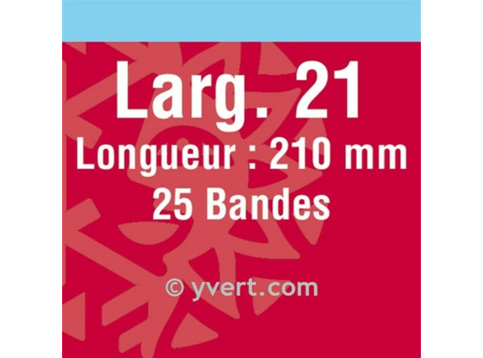 BANDES 2 SOUDURES 21 MM (Yvert)