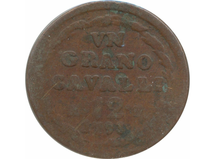 ITALIE (NAPLES) 1 GRANO 1793 B