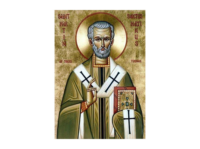 Icône sérigraphiée MDF 12*18 cm - ST MARTIN de TOURS