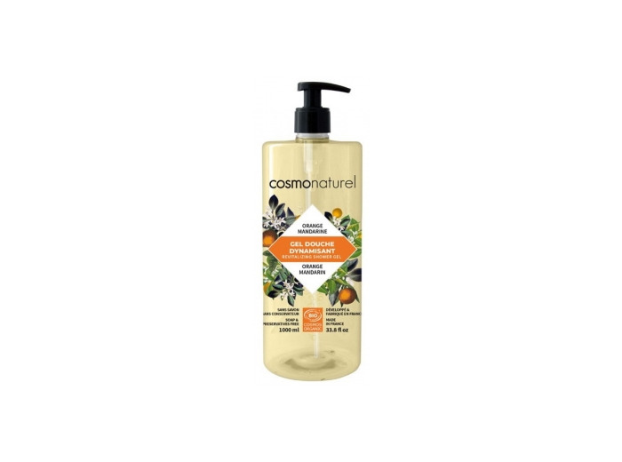 Gel douche dynamisant Fruité Orange Mandarine  1L