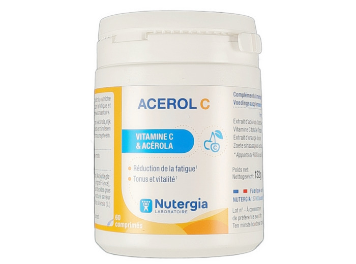 Acerola C Vitamine C et Acérola 60 Comprimés