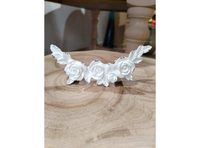 Poignée de tiroir Rose blanche