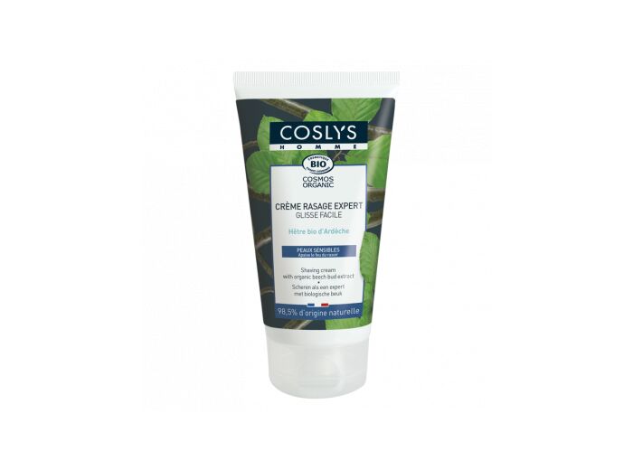 Crème rasage expert Bio peaux sensibles-125ml-Coslys