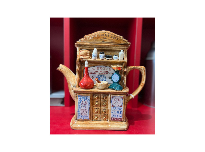 Théière excentrique apothicaire