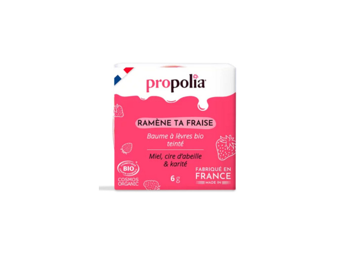 Baume à lèvres bio teinté Ramène ta fraise 6g