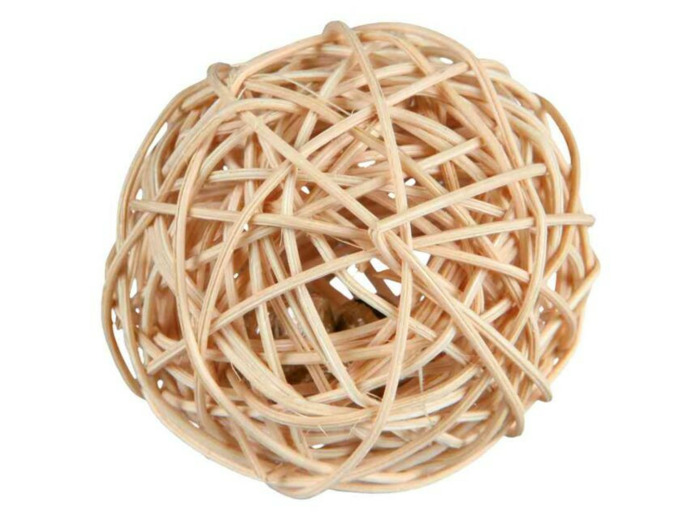 TRIXIE, Balle en osier - Ø4cm