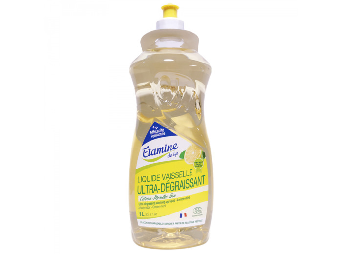 Liquide Vaisselle Dégraissant Citron Menthe 1L