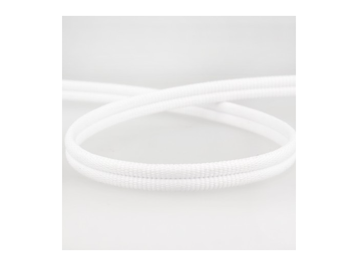 Double passepoil 518 blanc C01 9mm 100%polyester le mètre 518c01