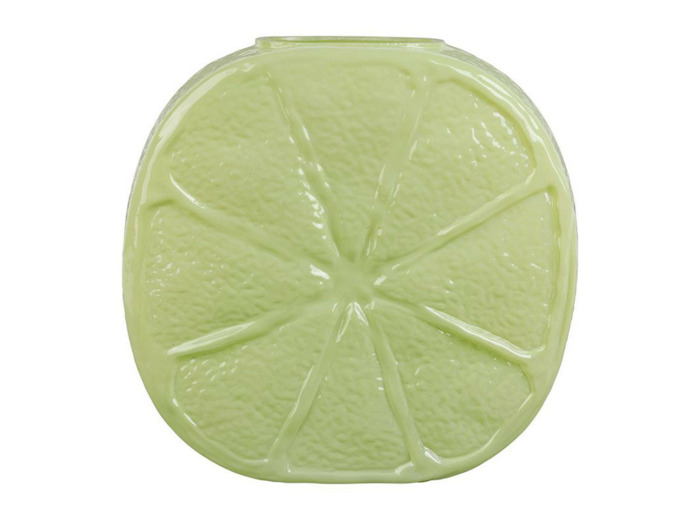 Vase citron vert Victoria verre 22x11x21cm