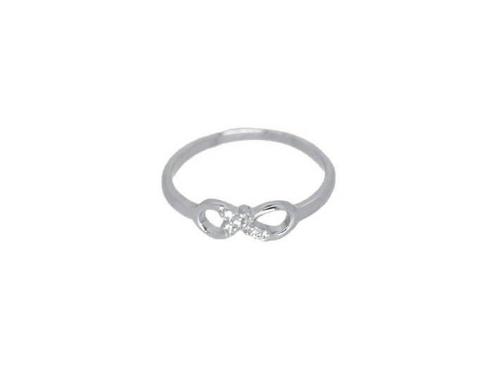 Bague en Argent 925 Taille 58 - DIEU AMOUR INFINI