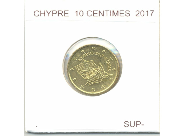 CHYPRE 2017 10 CENTIMES SUP-