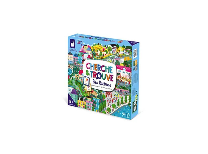 Janod - Cherche et Trouve Les Lettres - Jeu de Société Enfant -