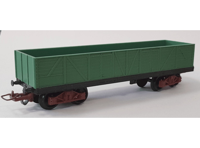 JOUEF HO WAGON TOMBEREAU VERT SANS MARQUAGE SANS BOITE