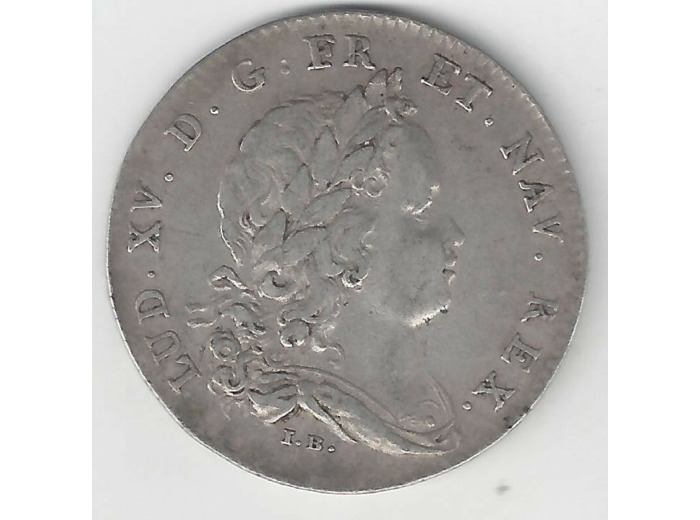 LOUIS XV (1715-1774) ESTAS DE BRETAGNE 1717 DINAN JETON ARGENT