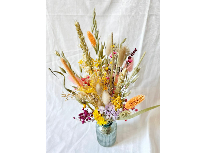 Bouquet séché en fiole RENÉE