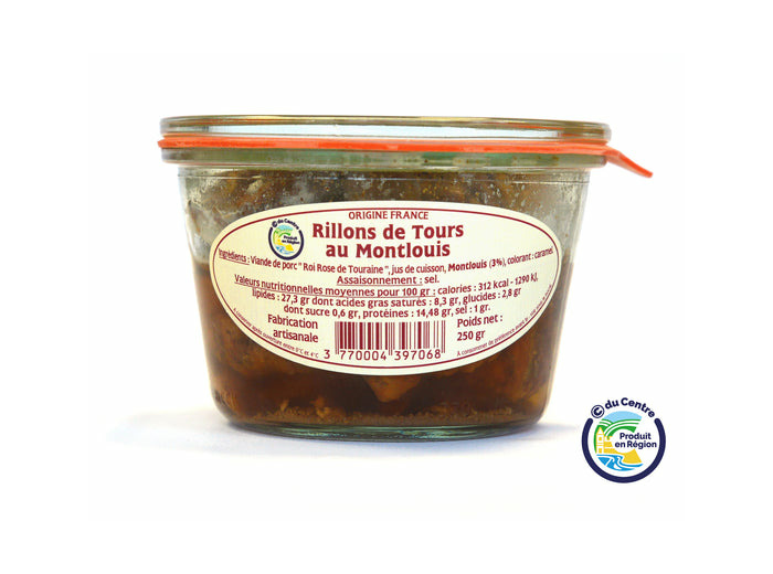 Rillons de Tours au Montlouis 250 g