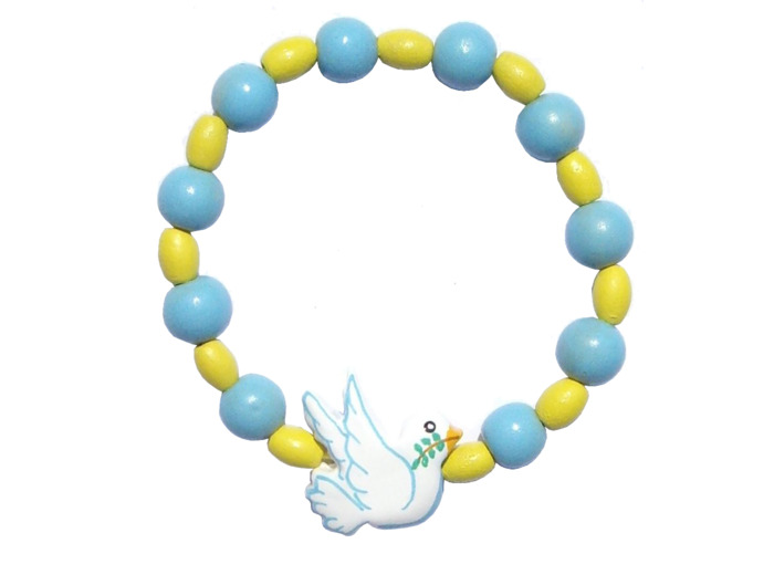 Bracelet Colombe Bleu Environ 5cm
