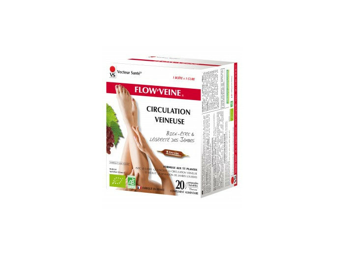 Flow'Veine circulation veineuse-20 Ampoules-Vecteur santé
