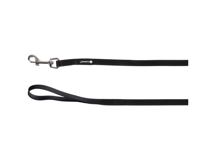 Laisse noir de 10m en biothane pour chiens