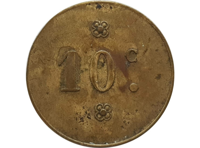 44 LOIRE ATLANTIQUE - TRIGNAC 10 CENTIMES SOCIETE CIVILE DE CONSOMATION GE2.5