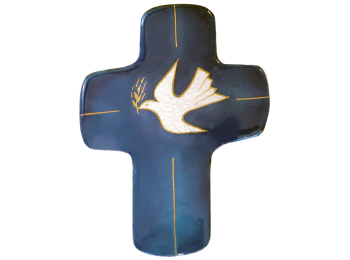 St Esprit 11,3X8,3cm - EMAUX DU LIBAN