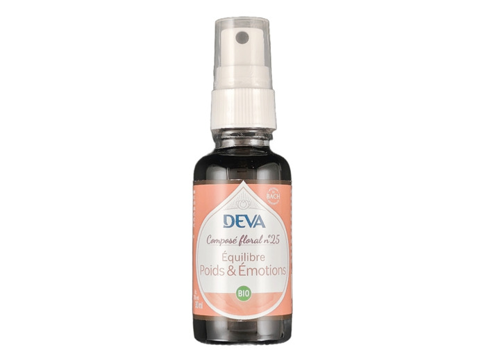 Composé Floral n°25 Equilibre Poids et Emotions Spray 30ml