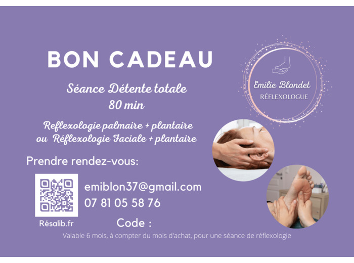 Bon cadeau séance détente totale