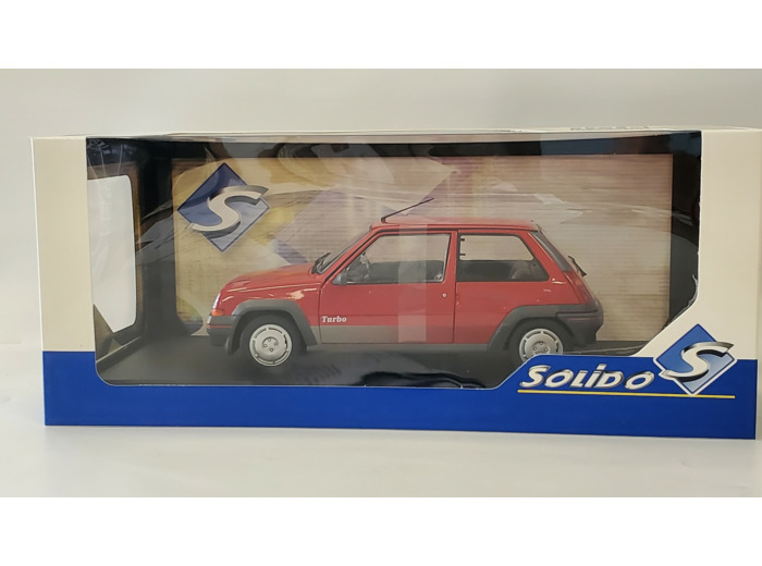 RENAULT 5 GT TURBO MK1 1985 SOLIDO 1/18 BOITE D'ORIGINE