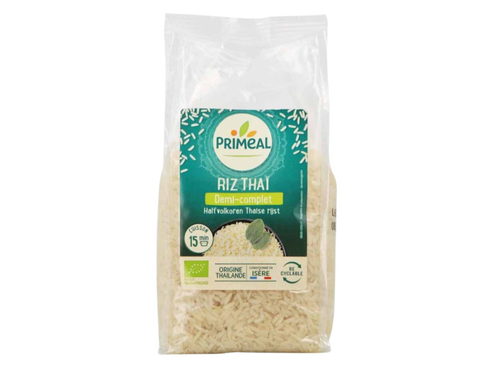 Riz thaï demi complet Bio-500g-Priméal
