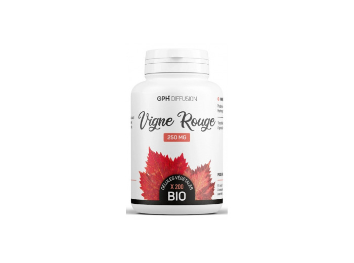 Vigne Rouge Bio 250 mg 200 gélules végétales