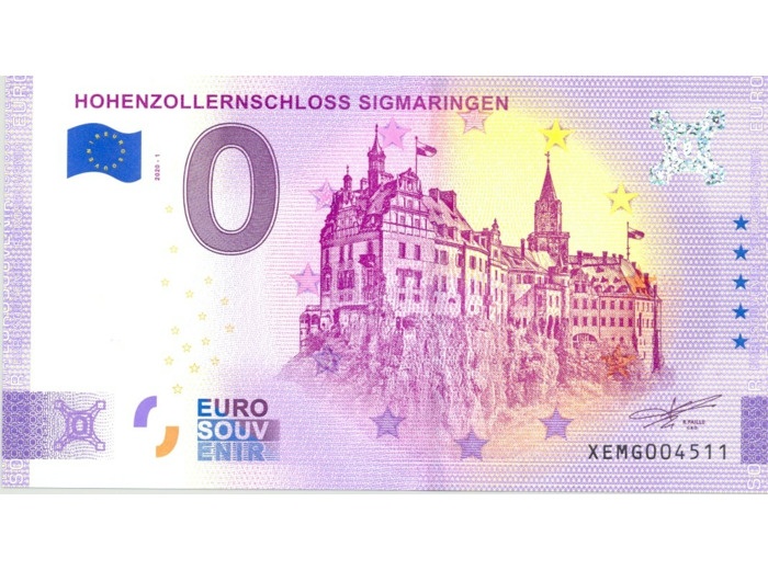 ALLEMAGNE 2020-1 HOHENZOLLERSCHLOSS SIGMARINGEN (ANNIVERSAIRE) BILLET 0 EURO