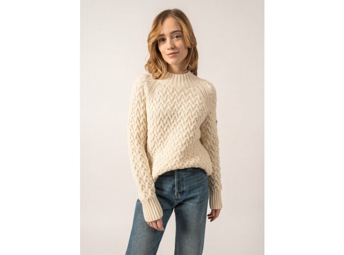 Pull col montant Cardiff
en laine