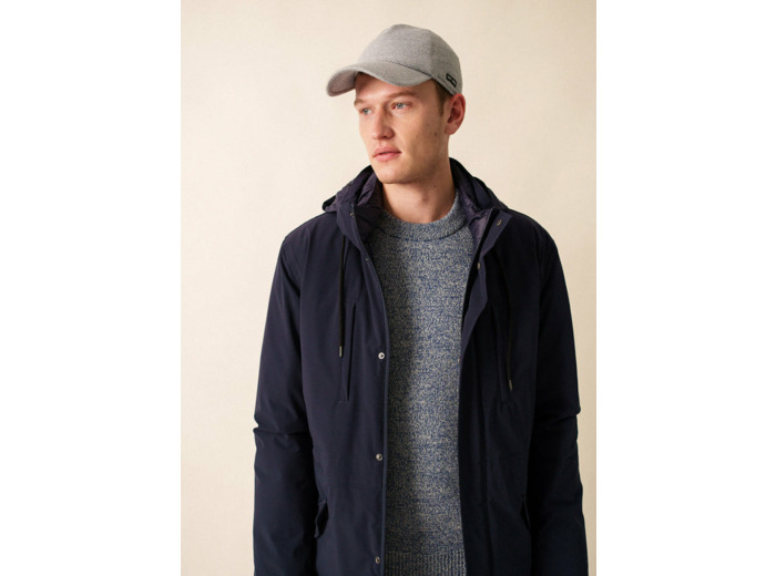 Casquette en maille en laine mélangée