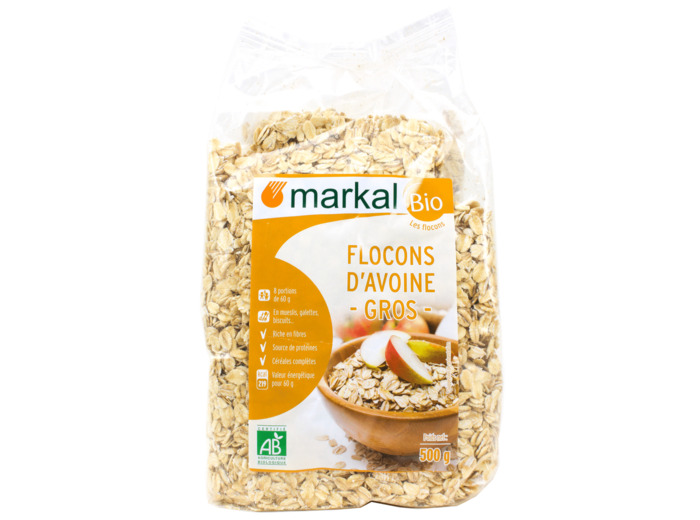 Gros Flocons d'Avoine Bio 500g