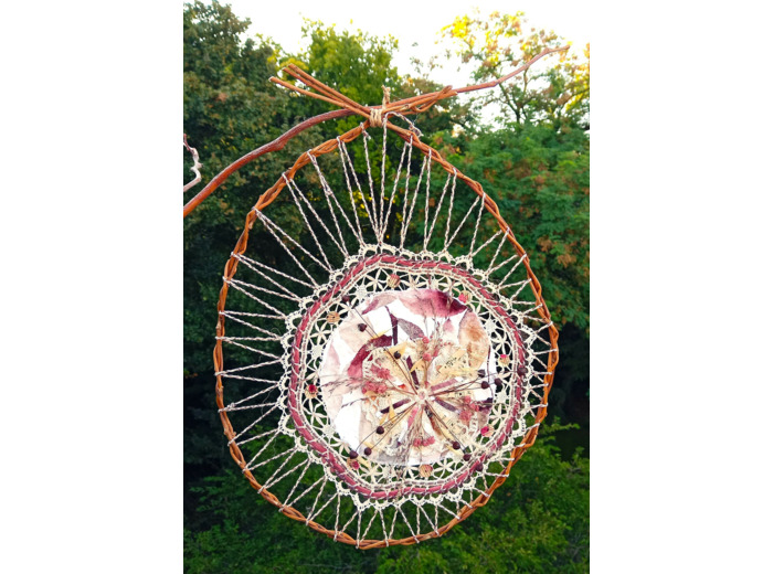 suspension décorative en saule