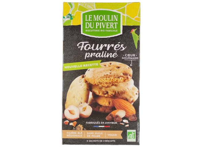 Biscuits Fourrés Praliné 175g Bio