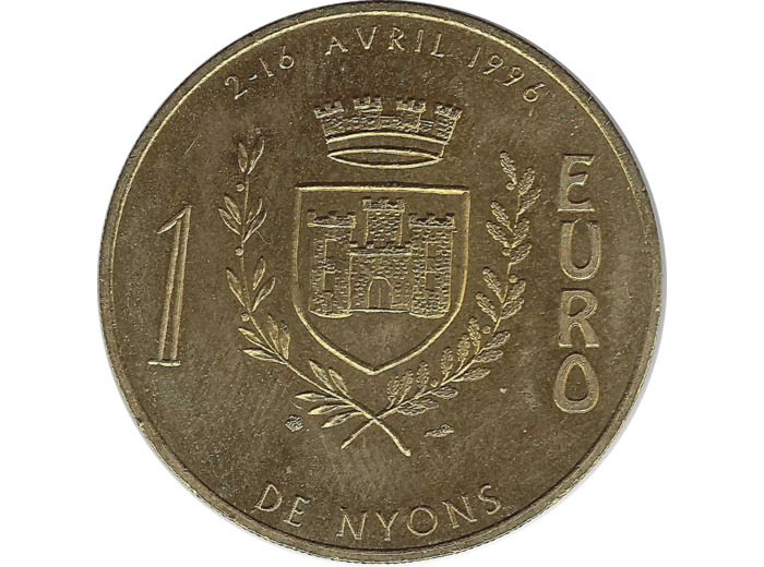 EURO TEMPORAIRE 1 EURO DE NYONS 1996 UNC