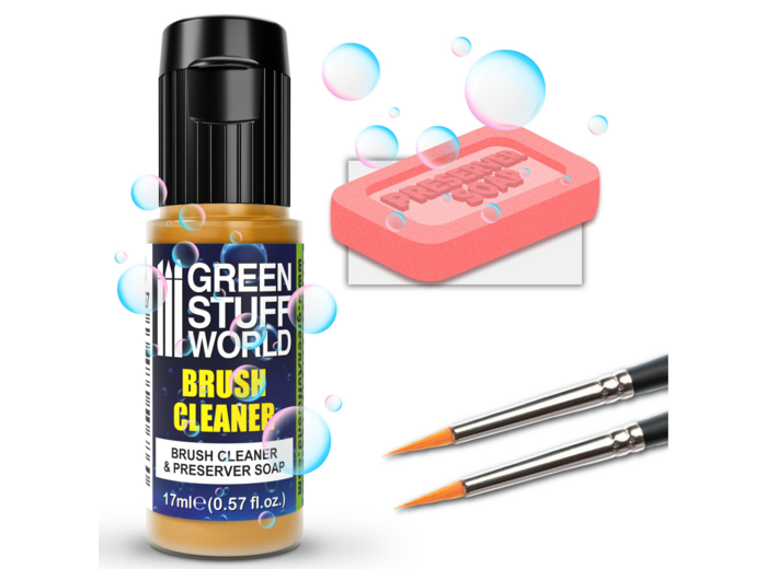 Peinture - Savon à pinceaux 17ml