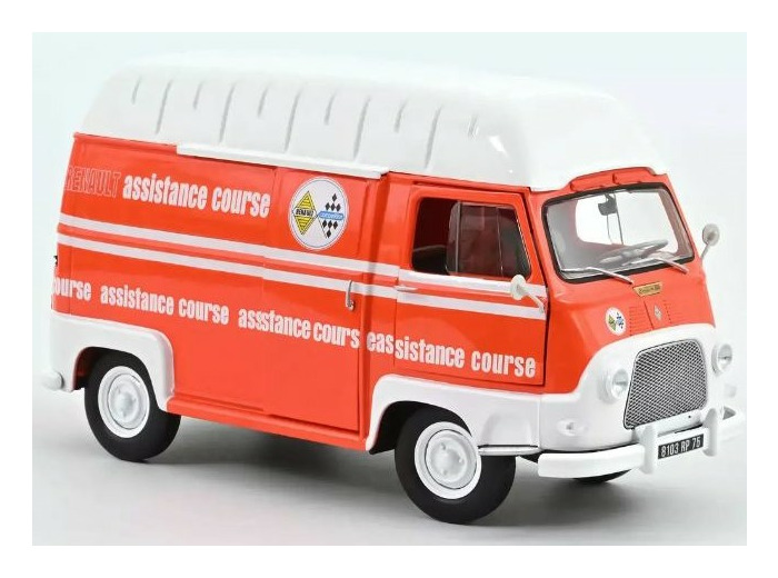 Miniature Renault Estafette 1968 Orange Assistance Course 1/18